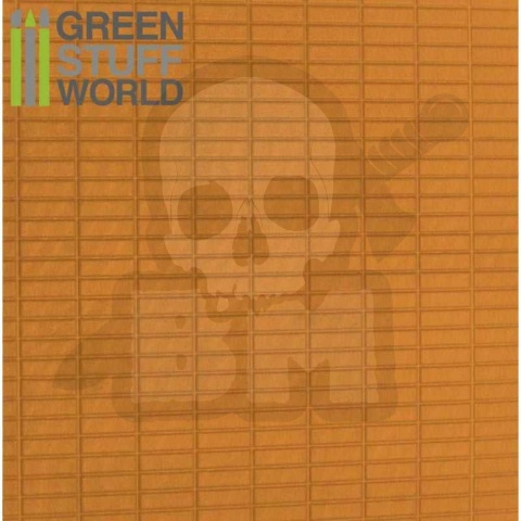 ABS Plasticard - Duże prostokąty arkusz teksturowany A4