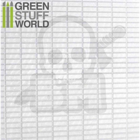 ABS Plasticard - Duże prostokąty arkusz teksturowany A4