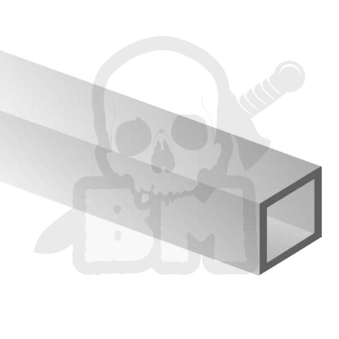 ABS Plasticard - Profile SQUARED TUBE 4mm 10 szt.