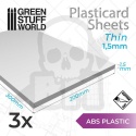 ABS Plasticard - arkusze 1,5mm A4 3 szt.