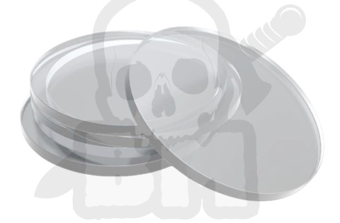 Acrylic Bases Clear 50 mm podstawki pod figurki 5 szt.