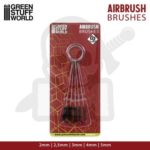 Airbrush Cleaning Brushes set wyciory do czyszczenia aerografu 5 szt.