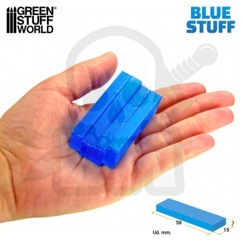 Blue Stuff Mold 4 Bars - materiał do odlewów 4 paski