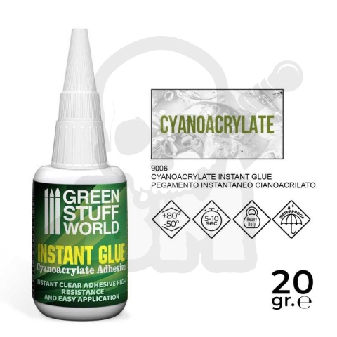 Green Stuff Cyanocrylate Adhesive Glue 20gr klej