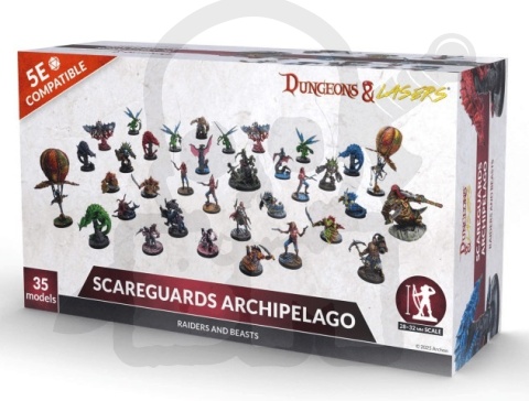 Dungeons & Lasers - Raiders And Beasts Scareguards Archipelago 35 postaci