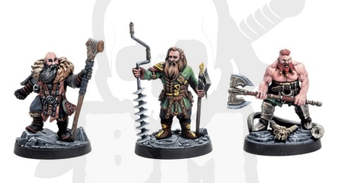 Dungeons & Lasers - Dwarven Miners - krasnoludy górnicy