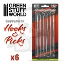 Hook and Pick Tool Set - Narzędzia rzeźbiarskie 6 szt.