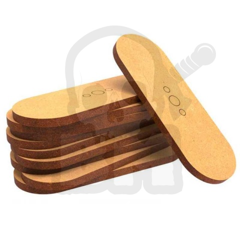 MDF Bases - Oval Pill 25x70 mm podstawki pod figurki MDF Bases - Oval Pill 25x70 mm podstawki pod figurki