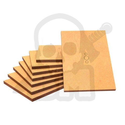 MDF Bases - Prostokąty 75x50 mm 8 szt. podstawki pod figurki