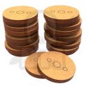 MDF Bases - Round 25 mm 20 szt. podstawki pod figurki