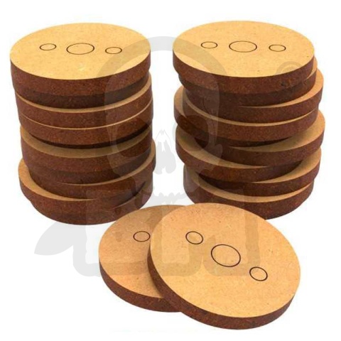 MDF Bases - Round 25 mm 20 szt. podstawki pod figurki