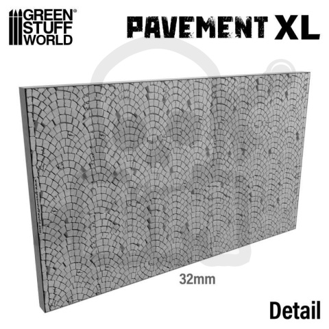 Pavement Mega Rolling Pin wałek do odciskania miniaturowych tekstur 32cm