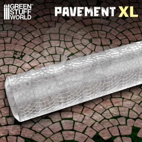 Pavement Mega Rolling Pin wałek do odciskania miniaturowych tekstur 32cm