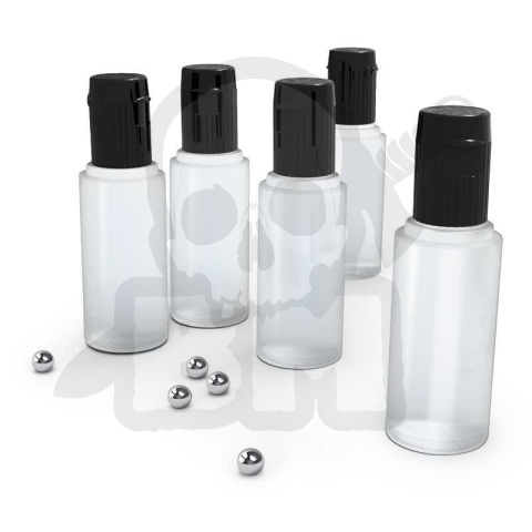 Pojemniki do mieszania farb 5szt. buteleczki