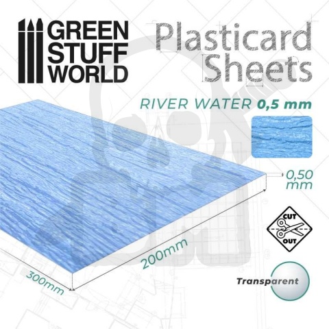 River Water Sheet - tafla wody arkusz 20x30cm