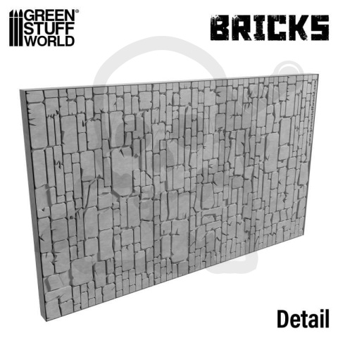 Rolling Pin Bricks wałek do odciskania miniaturowych tekstur cegły