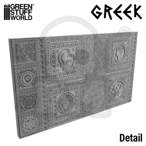 Rolling Pin Greek - Grecja wałek do odciskania miniaturowych tekstur