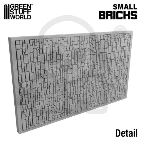 Rolling Pin Small Bricks wałek do odciskania tekstur małe cegiełki