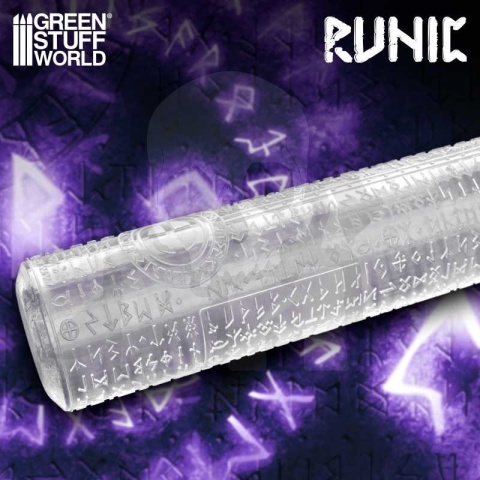 Runic Rolling Pin wałek do odciskania miniaturowych tekstur