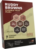 The Army Painter: Flexible Triad PLUS+ - Ruddy Browns - zestaw 7 farbek 18ml