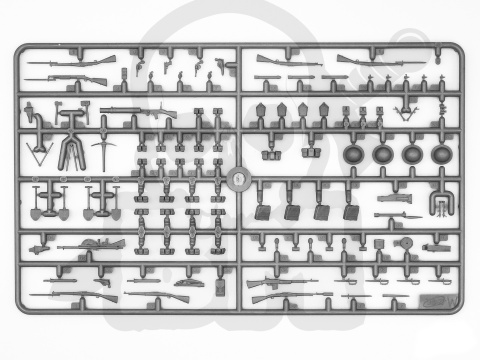 WWI Brewster Body Shield US Infantry 4 żołnierzy w pancerzach 1:35