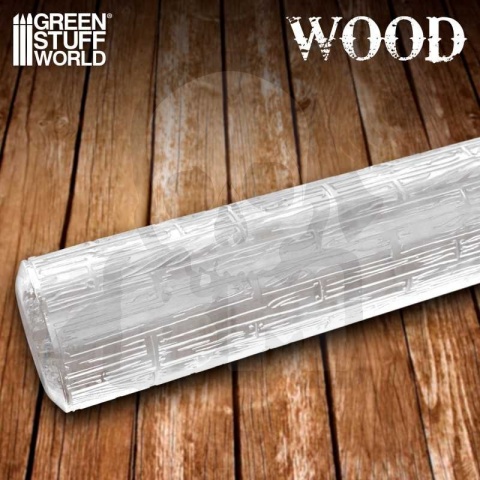 Wood Planks Rolling Pin wałek do odciskania miniaturowych tekstur