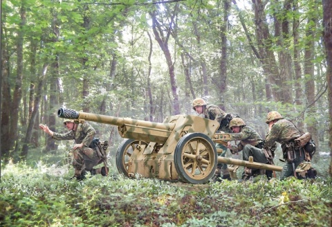 1:35 Pak 97/38 At Gun with crew - model niemieckiej armaty ppanc z załogą