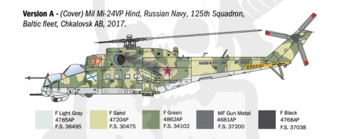 1:72 Mil Mi-24P/Mi-35P - model śmigłowca szturowego - "latający czołg"