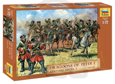 1:72 Dragoons of Peter the Great 17th-18th century