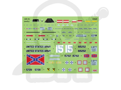 Model śmigłowca AH-1G Cobra (early production) 1:32