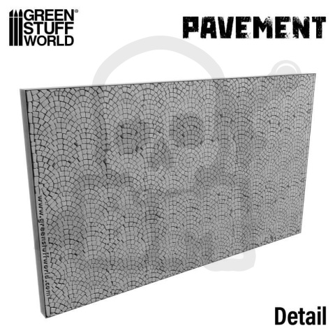 Pavement 15mm Rolling Pin wałek do odciskania tekstur
