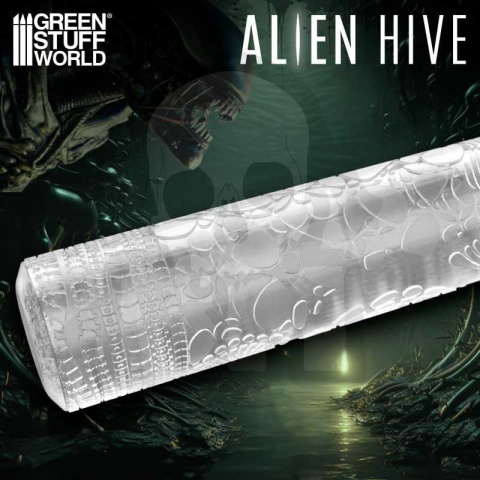 Rolling Pin Alien Hive - Obcy - wałek do odciskania tekstur bruku