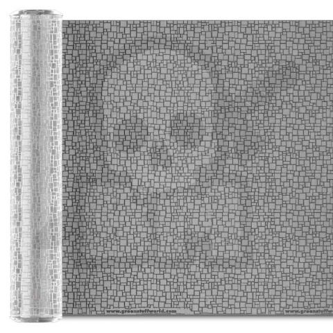 Rolling Pin Flagstone 15mm wałek do odciskania tekstur bruku