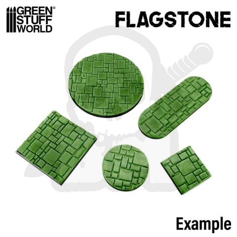 Rolling Pin Flagstone wałek do odciskania tekstur bruku