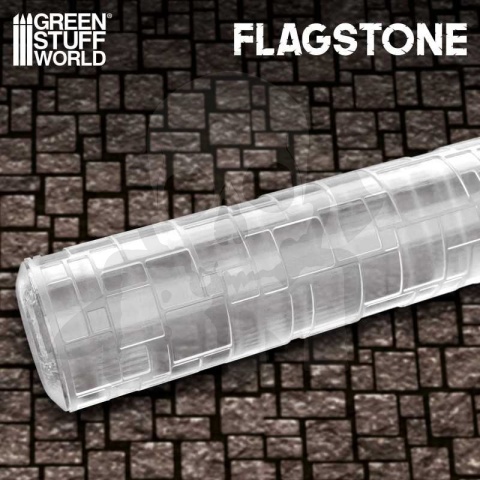 Rolling Pin Flagstone wałek do odciskania tekstur bruku