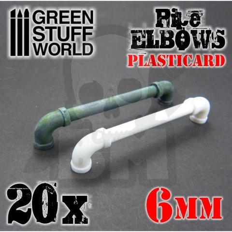 Rura plastikowa KOLANKA 6mm 20 szt.