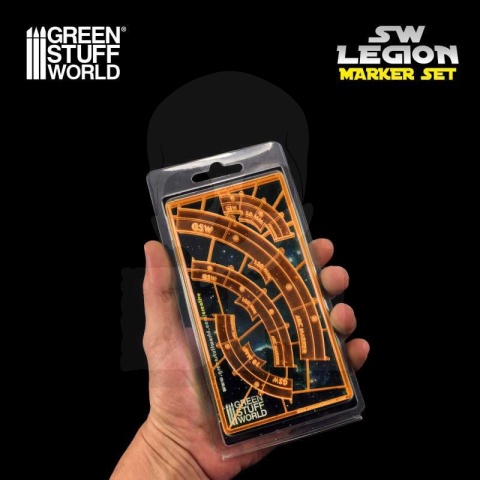 SW Legion znaczniki linia ognia - fluorescencyjne