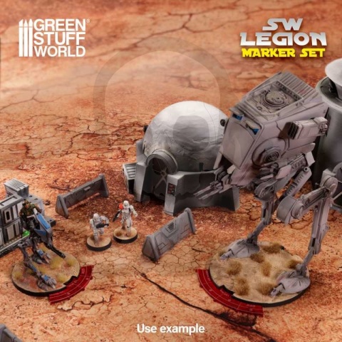 SW Legion znaczniki linia ognia - fluorescencyjne