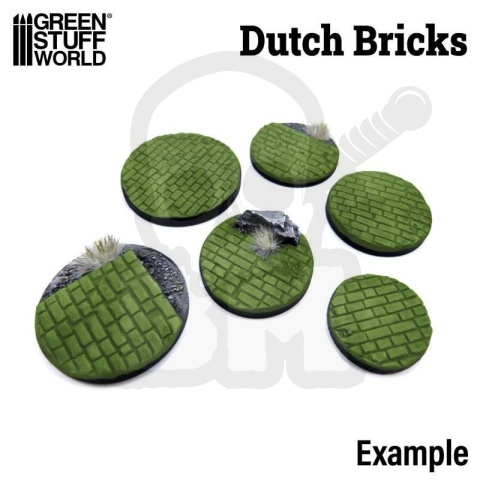 Small Dutch Bricks Rolling Pin wałek do odciskania tekstur małe cegiełki