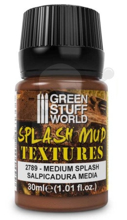 Splash Mud Textures - Medium Brown 30ml