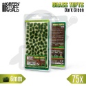 Static Grass Tufts 6mm - Dark Green