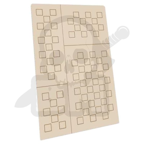 Szablony samoprzylepne - Chequer L 7mm Szablony samoprzylepne - Chequer L 7mm