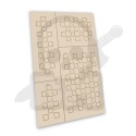 Szablony samoprzylepne - Chequer M 6mm