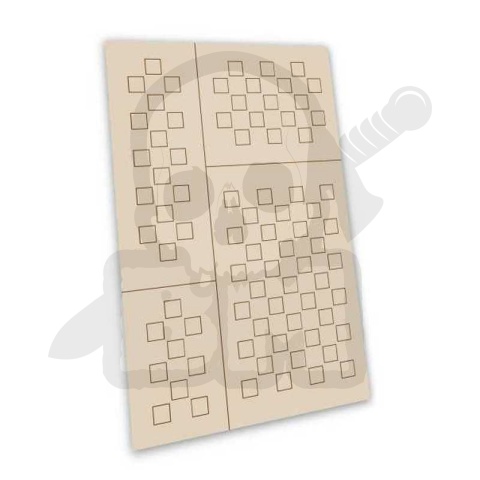 Szablony samoprzylepne - Chequer M 6mm Szablony samoprzylepne - Chequer M 6mm