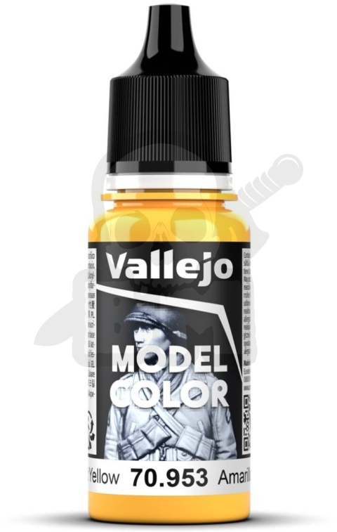 Vallejo 70953 Model Color 18ml Flat Yellow 70.953
