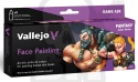 Vallejo 72204 Zestaw Game Air 8 farb - Face Painting by Angel Giraldez