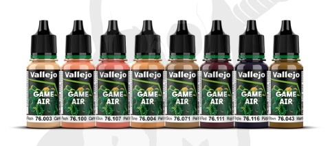 Vallejo 72204 Zestaw Game Air 8 farb - Face Painting by Angel Giraldez