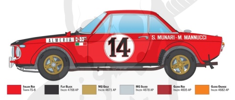 1:24 Lancia Fulvia HF Rally Monte Carlo 1972 - model samochodu