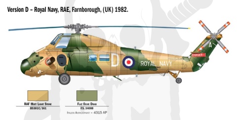 1:48 Model śmigłowca Wessex UH.5 - Falklands War