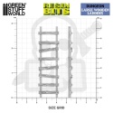 3D printed set Large Wooden Ladders 1:48-1:35 - drabiny 6 szt.